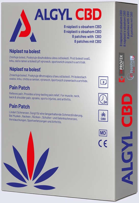 ALGYL CBD – Packung mit Pflastern